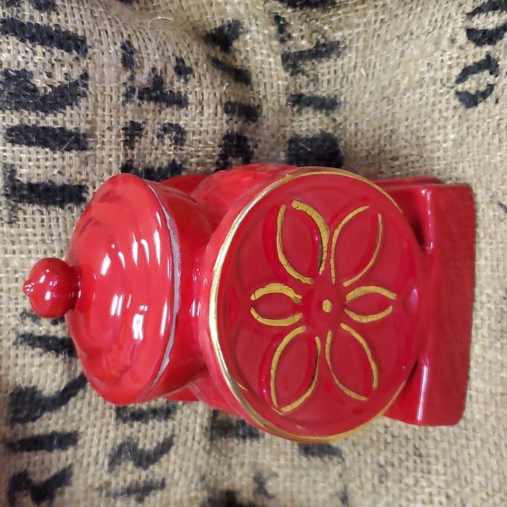 Cookie Jar Coffee Mill House of Webster Old Time Jelly Canister